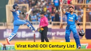 Virat Kohli ODI Century List