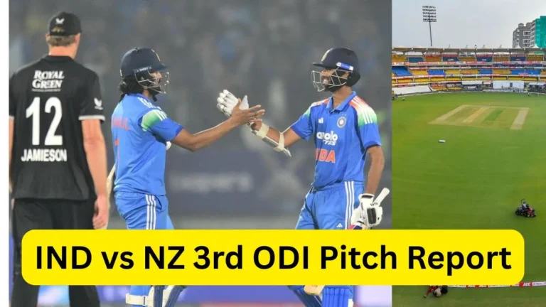 IND vs NZ 3rd ODI Pitch Report