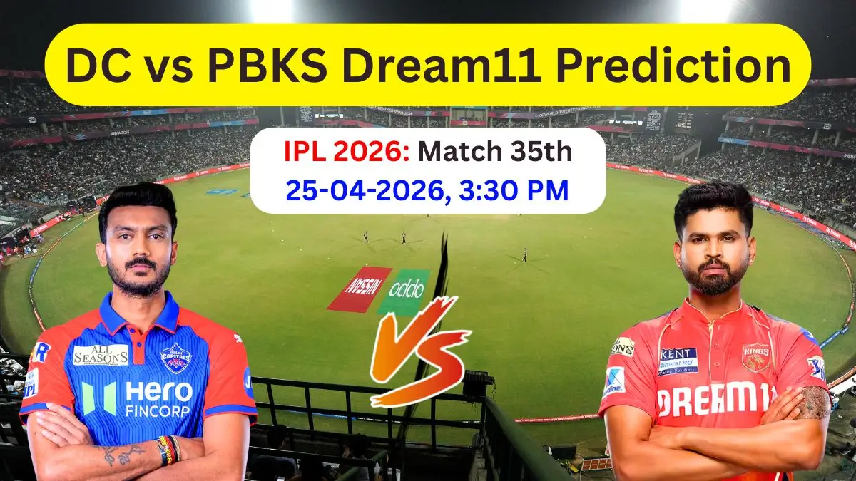 DC vs PBKS Dream11 Prediction Today Match in Hindi IPL 2026 (1)