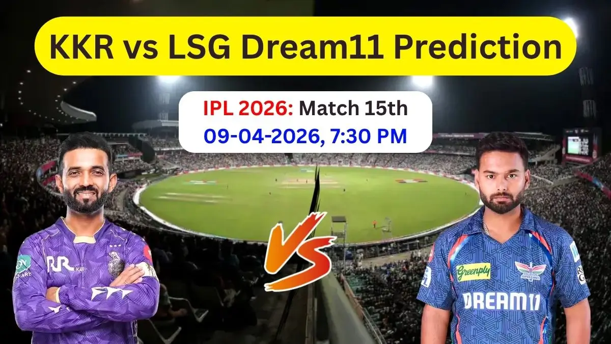 KKR vs LSG Dream11 Prediction Today Match in Hindi IPL 2026