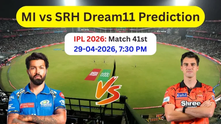 MI vs SRH Dream11 Today Match Prediction