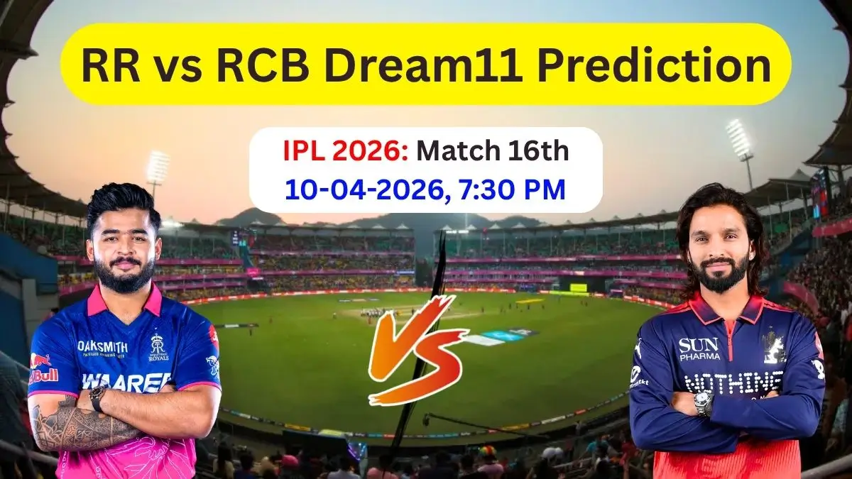 RR vs RCB Dream11 Prediction Today Match in Hindi IPL 2026